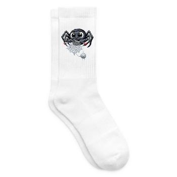 Araignée tricoteuse - Chaussettes de tennis - blanc - Droite