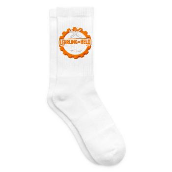 Lehrlinge sind Helden in Ausbildung - Tennissocken - Weiß - Rechts