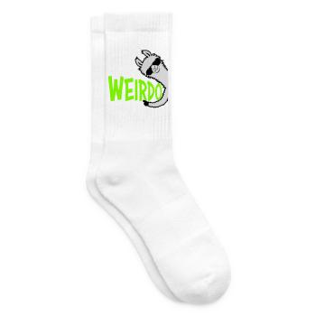 Weirdo Komischer Lustiger Spruch Lama Sonnenbrille - Tennissocken - Weiß - Rechts