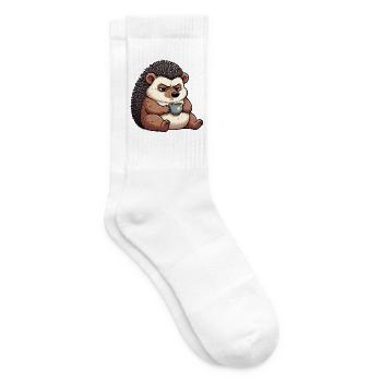 Igel Igelliebhaber Igelbesitzer Igelhalter Stachel - Tennissocken - Weiß - Rechts