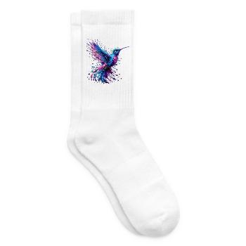 Flügel des Strahlens - Tennissocken - Weiß - Rechts