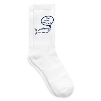 Verzweiflung Menschen - Tennissocken - Weiß - Rechts