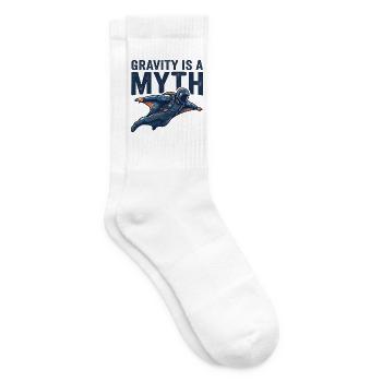 Gravität Mythos – Astronautenflug - Tennissocken - Weiß - Rechts