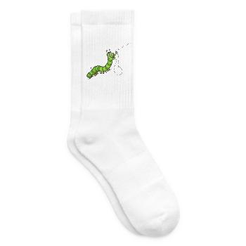 Hungry_Caterpillar - Tennissocken - Weiß - Rechts
