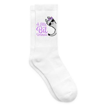 A Little Bit Dramatic Drama Queen Lama Frau Girl - Tennissocken - Weiß - Rechts