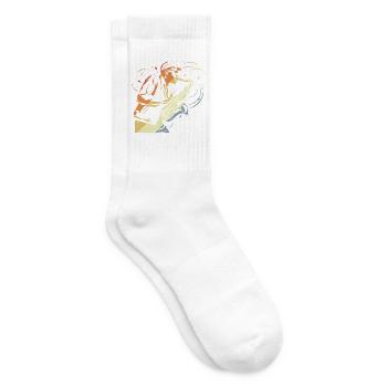 Vintage Saxophonist - Tennissocken - Weiß - Rechts