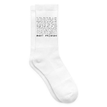 Best friends - Tennis socks - white - Right
