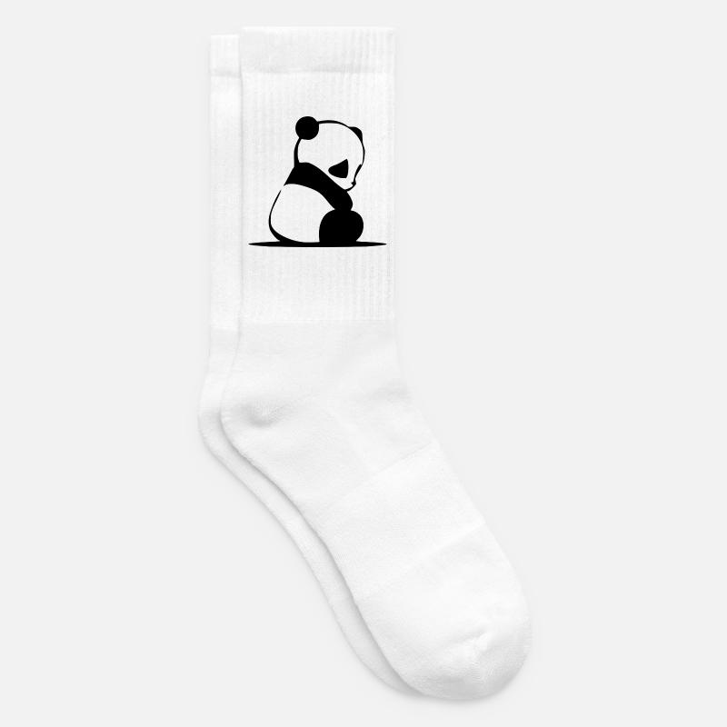 panda - Tennis socks - white