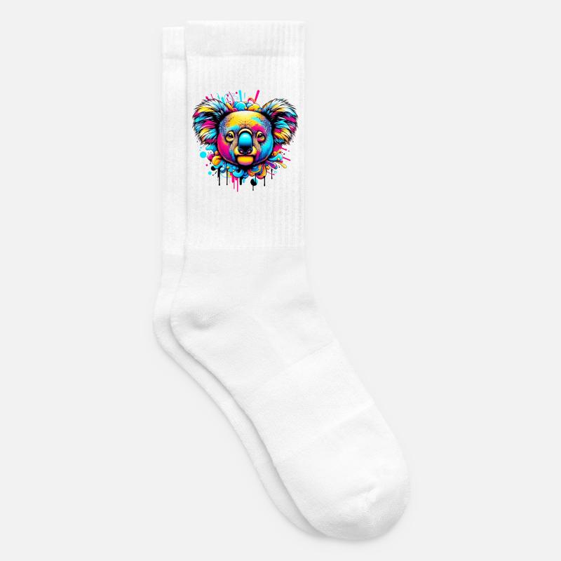 Koala - Tennissocken - Weiß