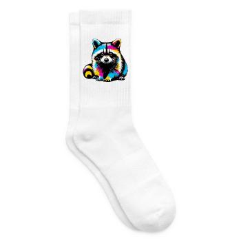 Raton laveur - Chaussettes de tennis - blanc - Droite