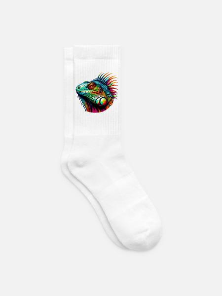 Leguan - Tennissocken - Weiß
