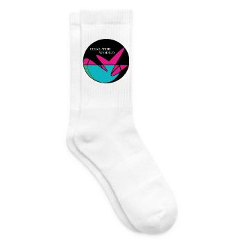 Guérir le monde - Chaussettes de tennis - blanc - Droite