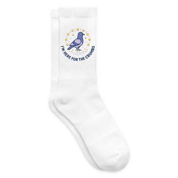 Taube Krümeljäger - Tennissocken - Weiß - Rechts