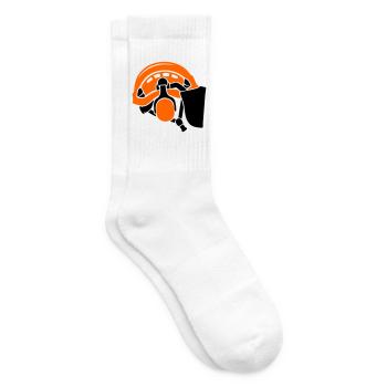 Forsthelm Baumpflege Waldarbeiter Holzfäller - Tennissocken - Weiß - Rechts