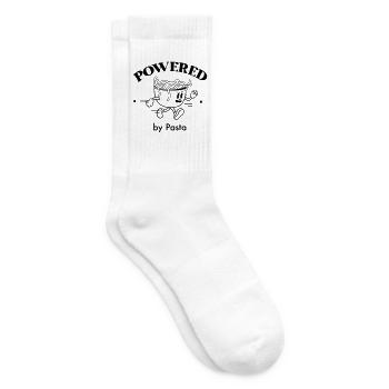 Pâtes millésimées - Chaussettes de tennis - blanc - Droite