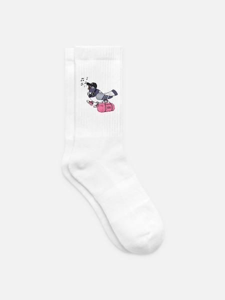 Pia Peace Gym Taube - Tennissocken - Weiß