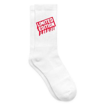 Limitierte Edition Stempel - Tennissocken - Weiß - Rechts