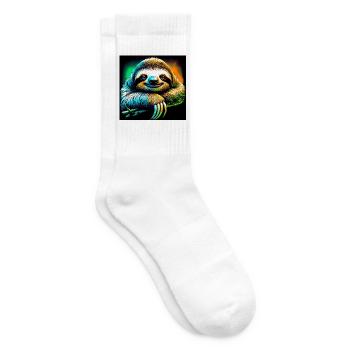 sloth - Tennis socks - white - Right