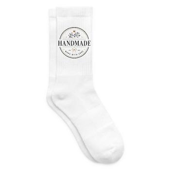 Handmade - Tennis socks - white - Right