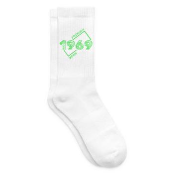 Geboren 1969 - Tennissocken - Weiß - Rechts