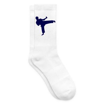 karate - Tennissocken - Weiß - Rechts