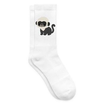Douc Langur Affe - Tennissocken - Weiß - Rechts