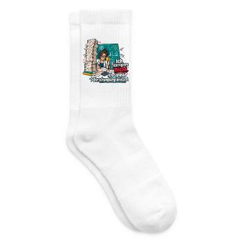 MINT Lehrer Korrektur Humor Lehrerspruch - Tennissocken - Weiß - Rechts