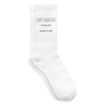 Sei immer freundlich: Freundlichkeit ist umsonst - Tennissocken - Weiß - Rechts