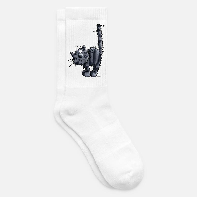 Mignon Chaton - Chaussettes de tennis - blanc