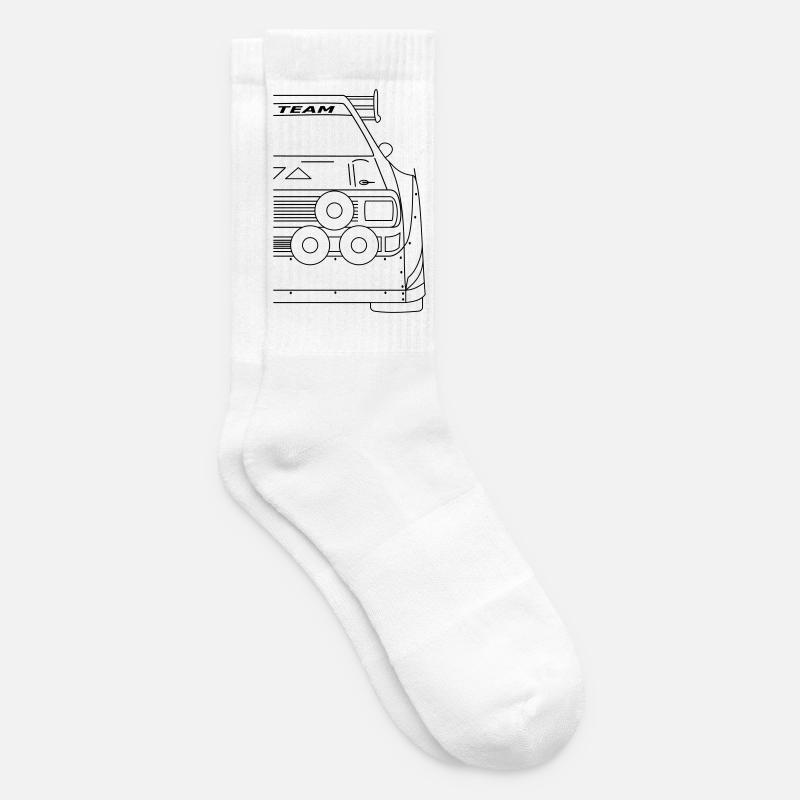 Rallye S1 E2 Sport Quattro Front - Tennissocken - Weiß