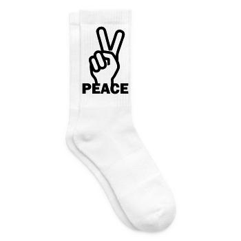 Vrede Paix - Chaussettes de tennis - blanc - Droite