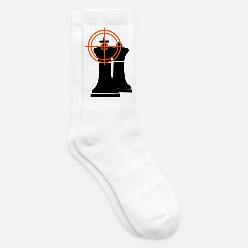 Schachmatt - Tennissocken - Weiß