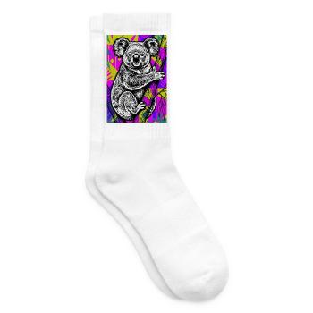 Koala - Tennis socks - white - Right