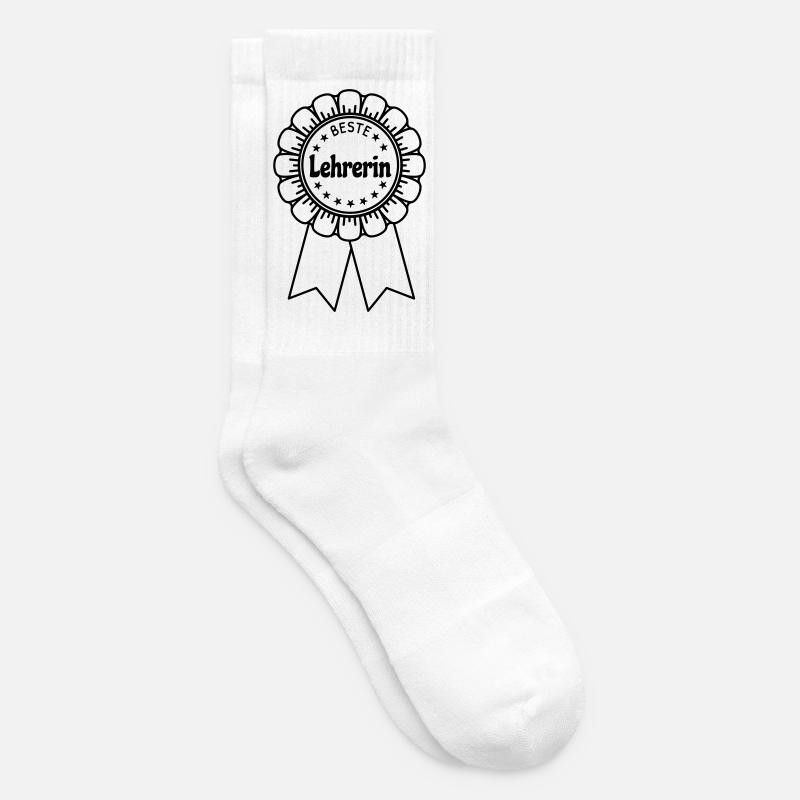 Beste Lehrerin - Tennissocken - Weiß