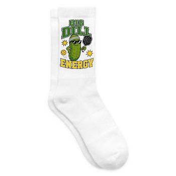 Big Dill Energy Pickleball - Tennis socks - white - Right