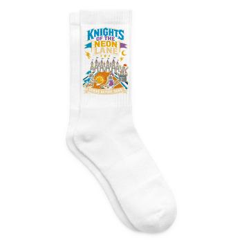 Néon de Knight Bowling - Chaussettes de tennis - blanc - Droite
