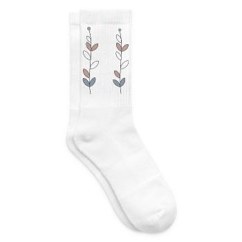 BAUM. NATUR. UMGEBUNG. ZEN. MEDITATION - Tennissocken - Weiß - Rechts