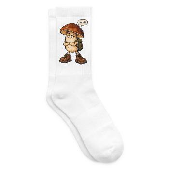 Pilzabenteurer mit Rucksack - Tennissocken - Weiß - Rechts