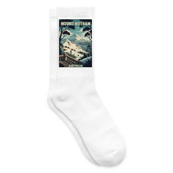 Entdecken Sie den dramatischen Mount Hotham in Australien - Tennissocken - Weiß - Rechts