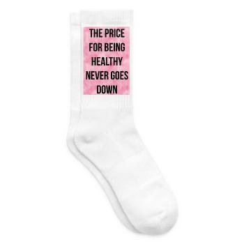 Der Preis der Gesundheit: Sie sinkt niemals - Tennissocken - Weiß - Rechts