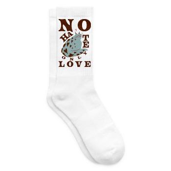KEIN HASS, NUR LIEBE - Tennissocken - Weiß - Rechts