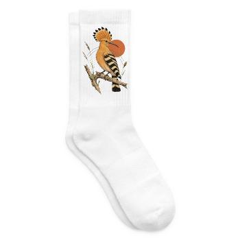 Wiedehopf Vintage - Tennissocken - Weiß - Rechts