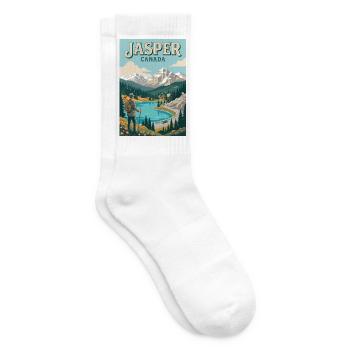 Erleben Sie Mountain Adventure und Jasper in Kanada - Tennissocken - Weiß - Rechts