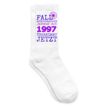 Fall 1997 - Tennissocken - Weiß - Rechts