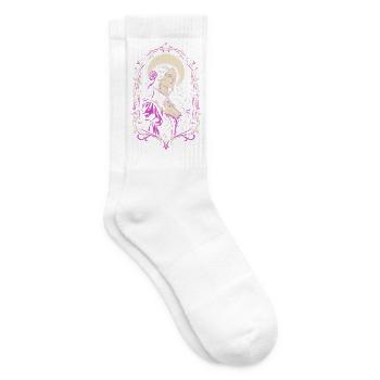 Die Vampirin mit den schwarzen Rosen - Tennissocken - Weiß - Rechts