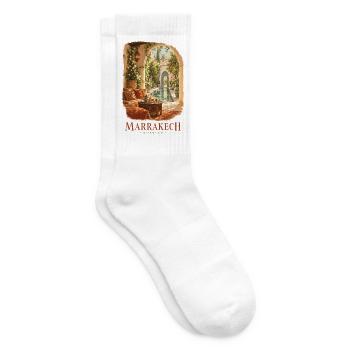 Marrakesch Geheime Gartenflucht in Marokko - Tennissocken - Weiß - Rechts