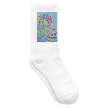 Obstkorb - Tennissocken - Weiß - Rechts