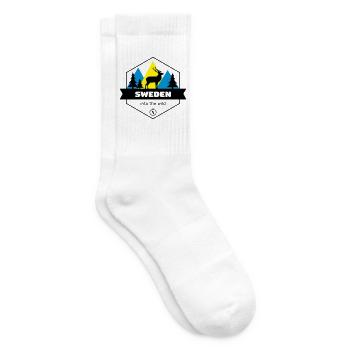 Schweden in die Wildnis - Tennissocken - Weiß - Rechts