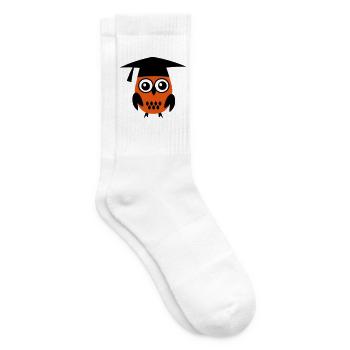 6061912 119208075 Eule - Tennissocken - Weiß - Rechts