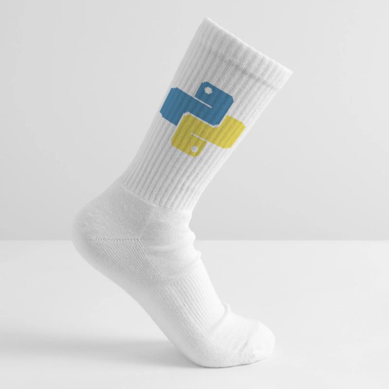 Python Pixelart Tennissocken